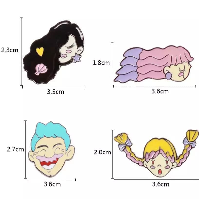 Set de Pins · Mermaid