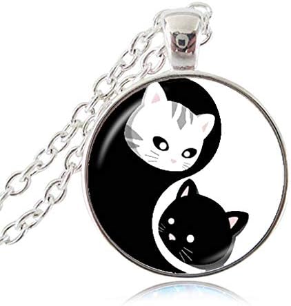 Collar Gatos Yin Yang · Modelo 01