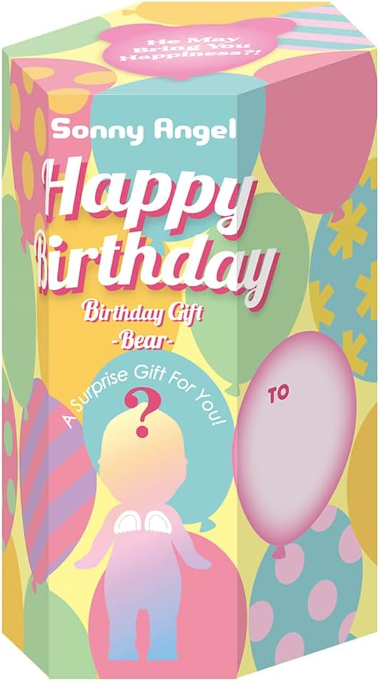 Blind Box · Sonny Angel — Birthday Gift Bear · Réplica