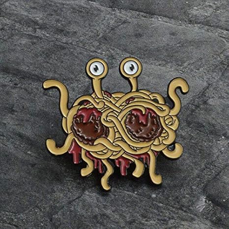 Pin Monstruo de Espagueti Volador