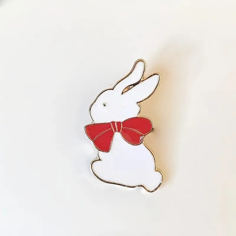 Pin Conejo & Cinta Roja