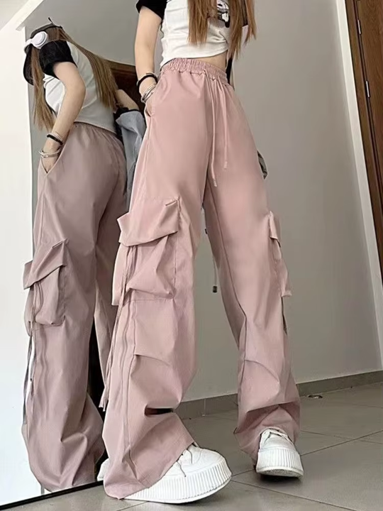Pantalón Cargo · Rosa