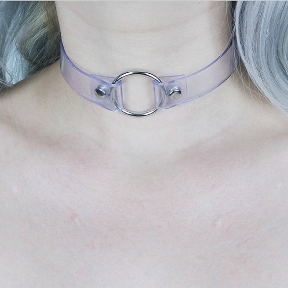 Choker · Transparente con Argolla
