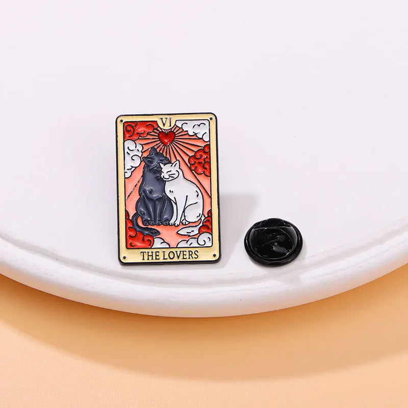 Pin Gatos Tarot · The Lovers