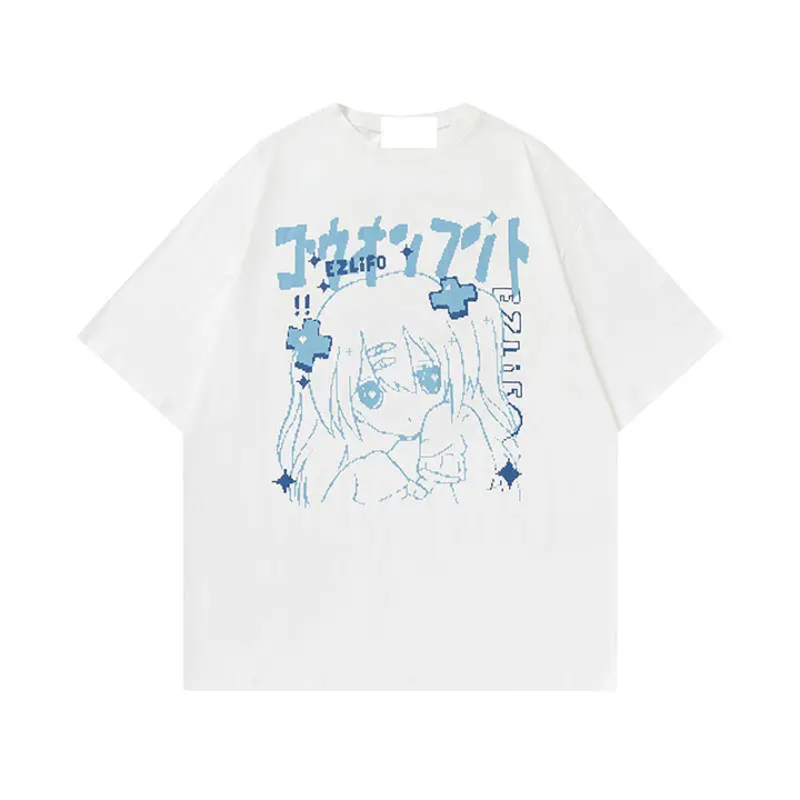 Polera Harajuku Girl Celeste