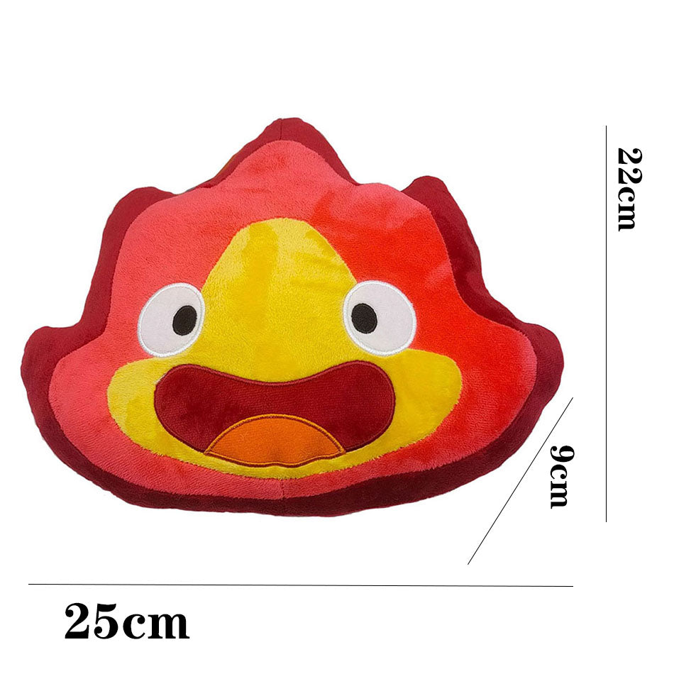Cojín de Peluche · Calcifer 25 cm · Studio Ghibli