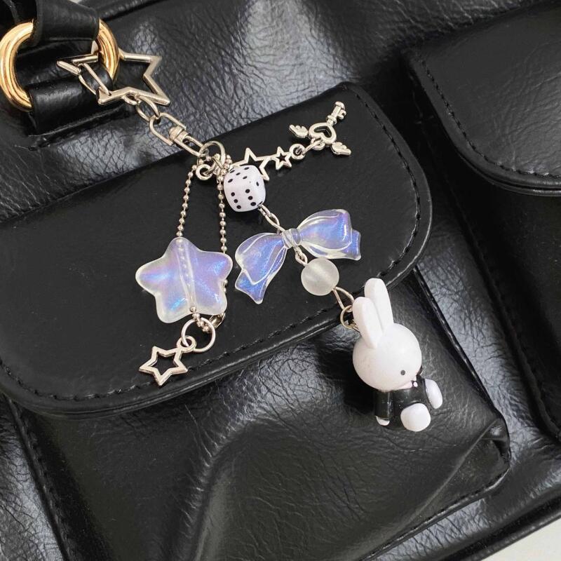 Colgantes Miffy · Negro & Rosa