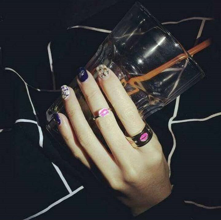 Set de Anillos Lipstick (2u)