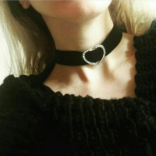 Choker · Corazón & Brillos
