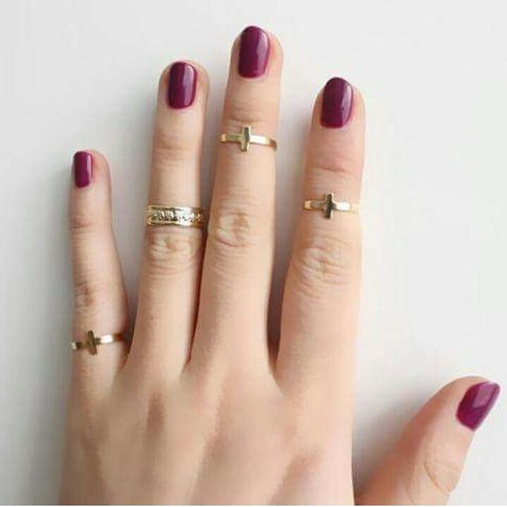 Set de 4 mini-rings adaptables Cruces