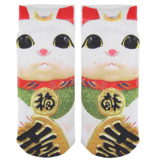 Calcetines Maneki Neko · Cortos