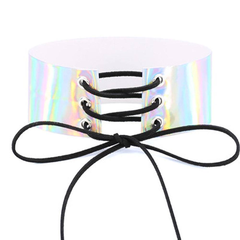 Choker · Holográfico con Correa Frontal