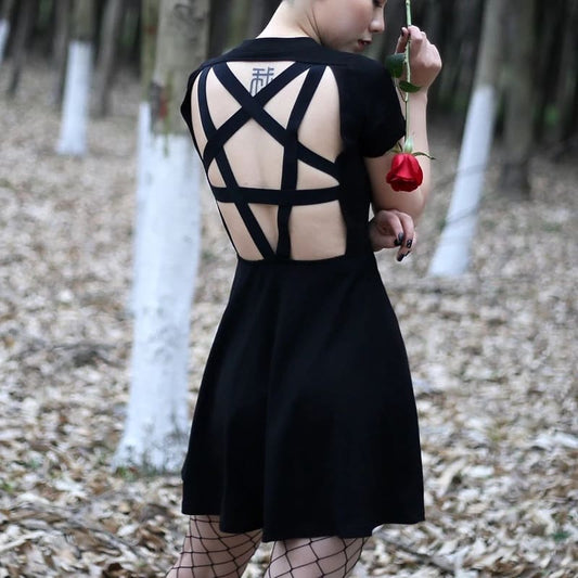 Vestido corto Pentagrama