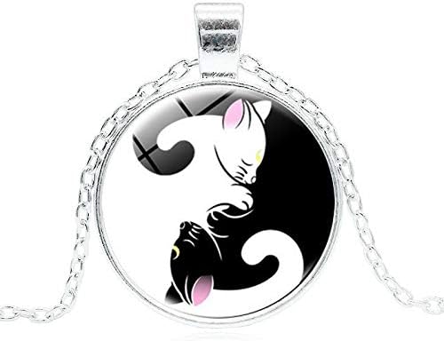 Collar Gatos Yin Yang · Modelo 02
