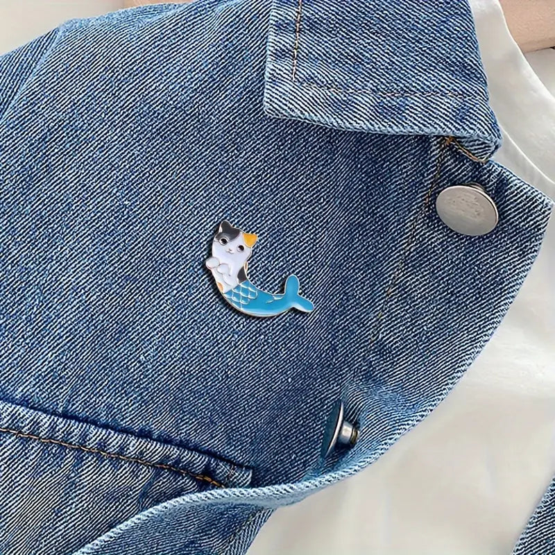 Pin Gato Sirena
