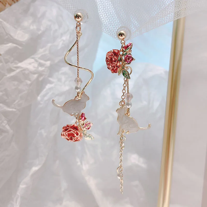 Aros Hana Neko · Gatos & Flores