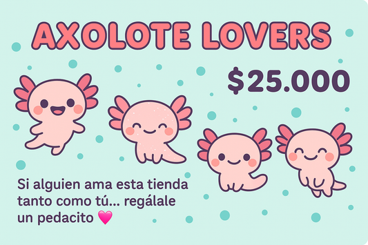 Giftcard "Axolote Lovers"