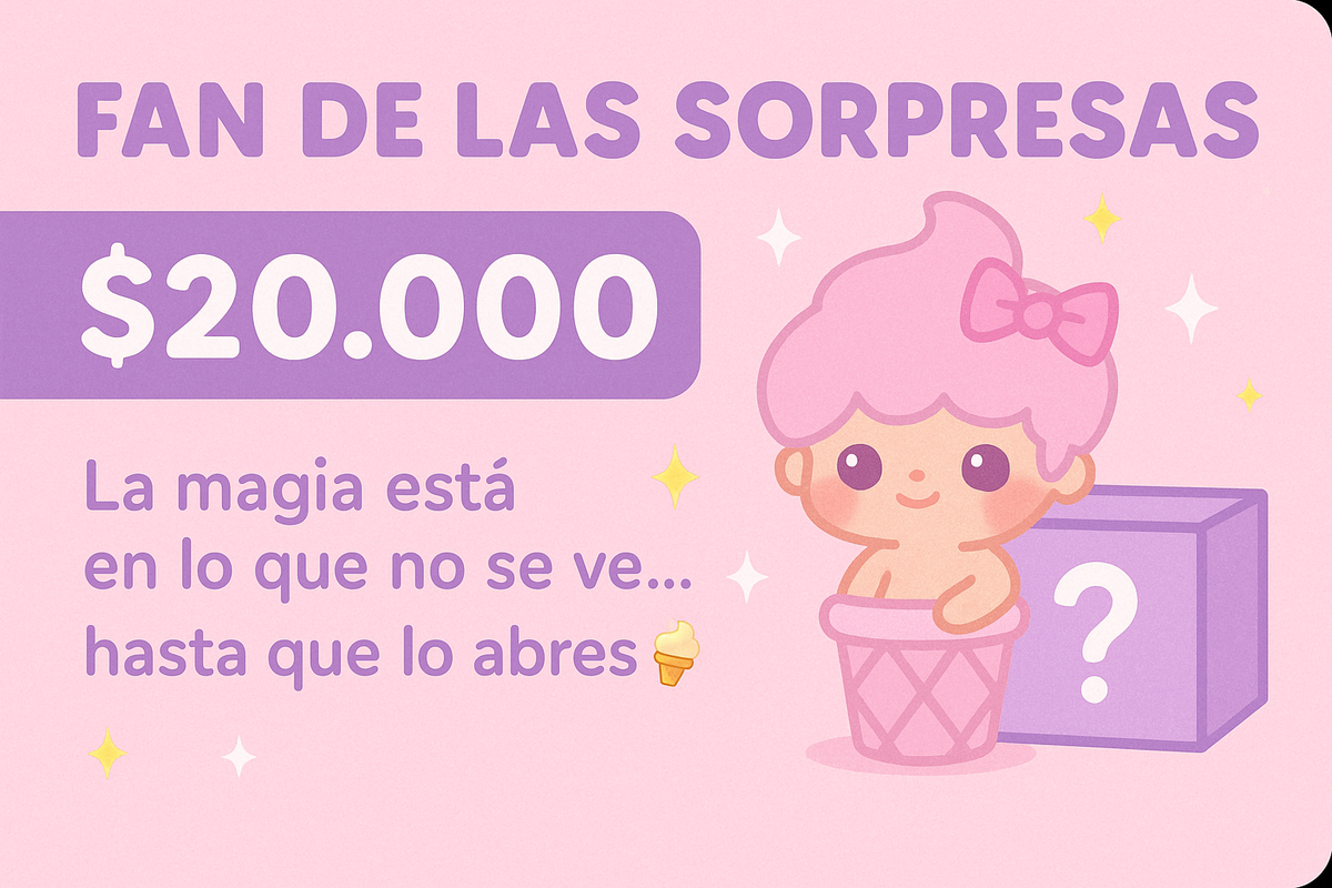 Giftcard "Fan de las sorpresas"