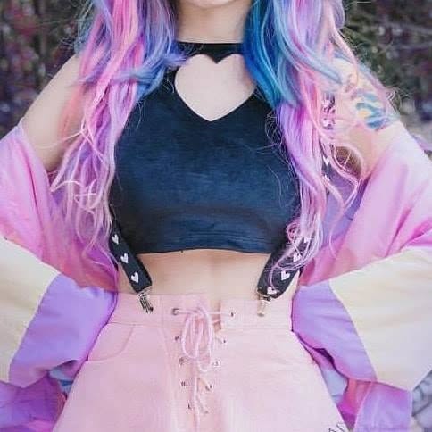 Crop top Velvet HEART
