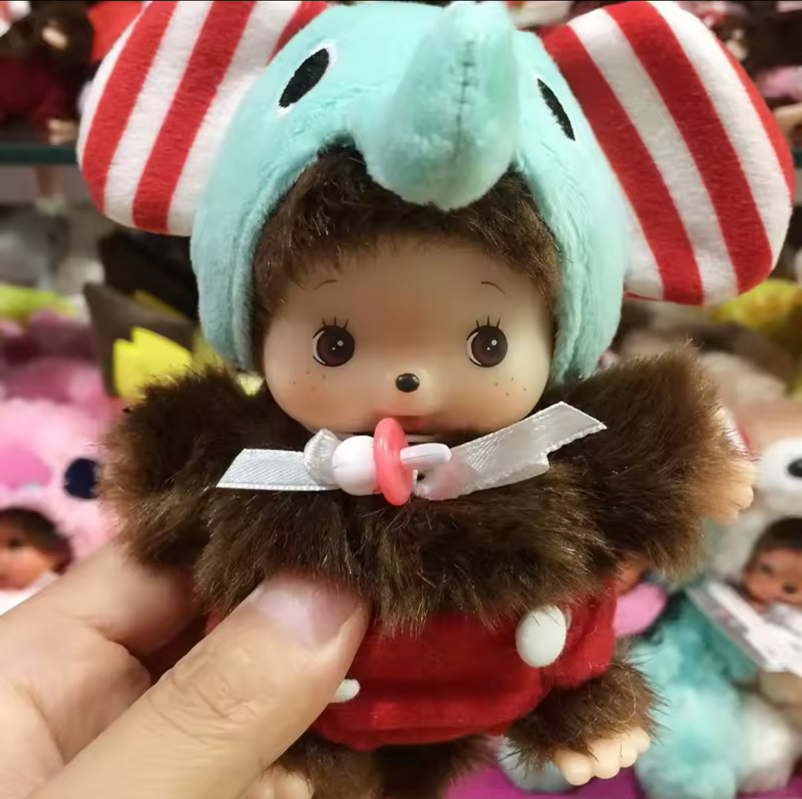 Colgantes Monchhichi · Réplica