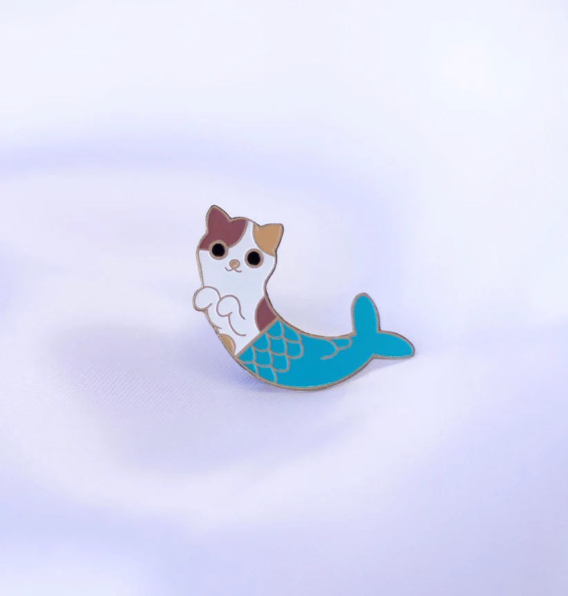 Pin Gato Sirena