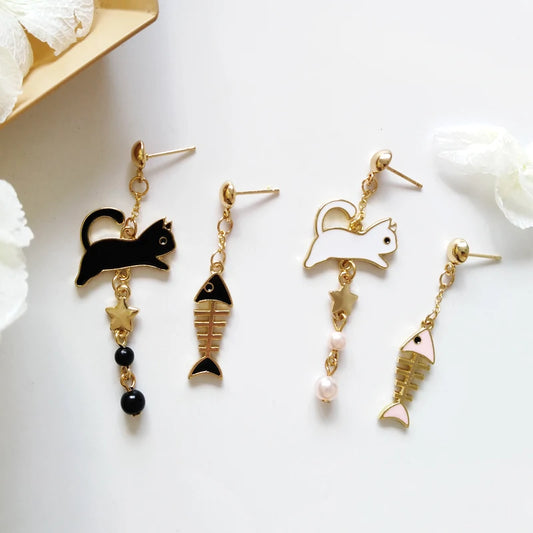 Aros Neko & Fish · Gato y Pez