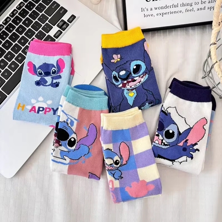 Calcetines Stitch · Largos