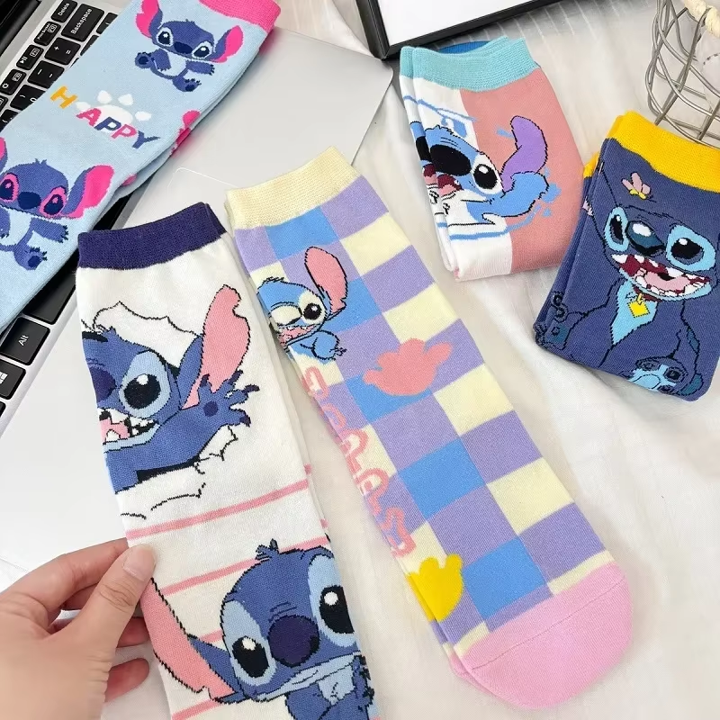 Calcetines Stitch · Largos