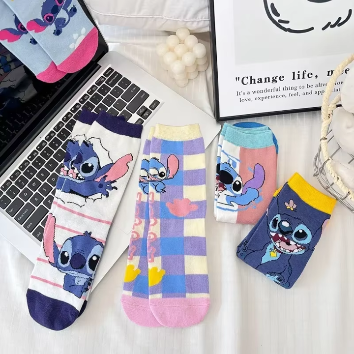Calcetines Stitch · Largos