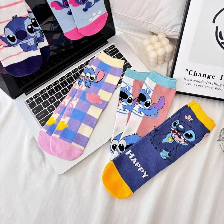 Calcetines Stitch · Largos