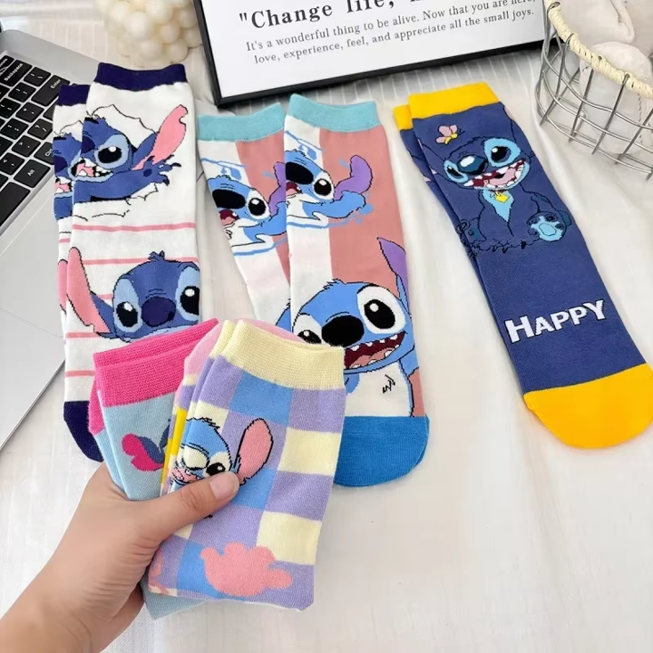 Calcetines Stitch · Largos