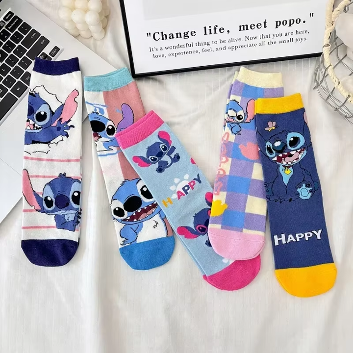 Calcetines Stitch · Largos