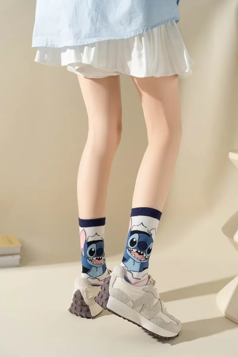 Calcetines Stitch · Largos