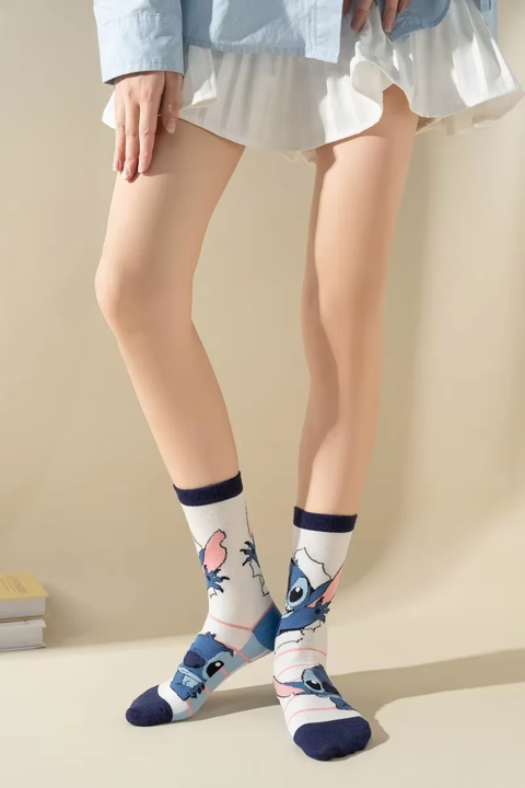 Calcetines Stitch · Largos