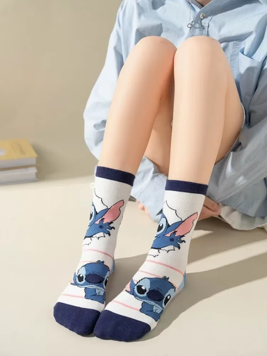 Calcetines Stitch · Largos