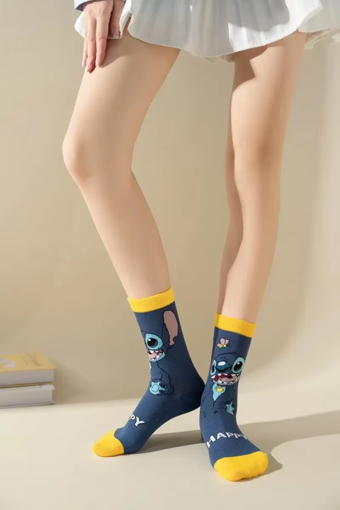 Calcetines Stitch · Largos