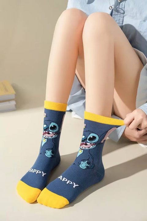 Calcetines Stitch · Largos