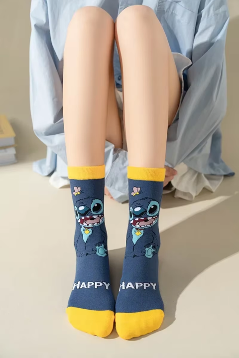 Calcetines Stitch · Largos