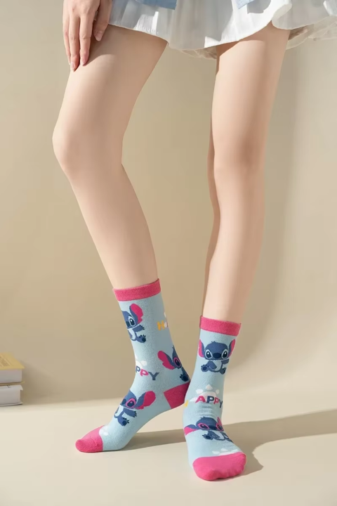 Calcetines Stitch · Largos
