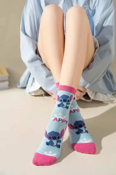 Calcetines Stitch · Largos