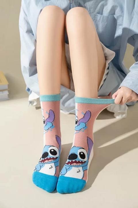 Calcetines Stitch · Largos