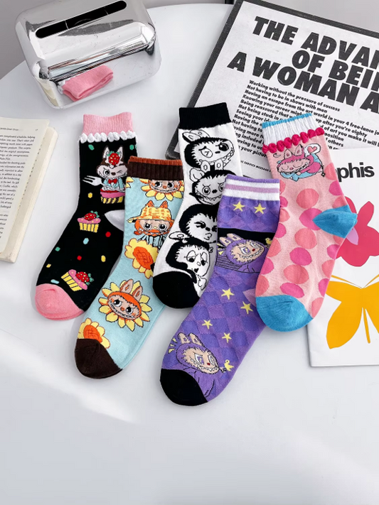 Calcetines Labubu · Largos