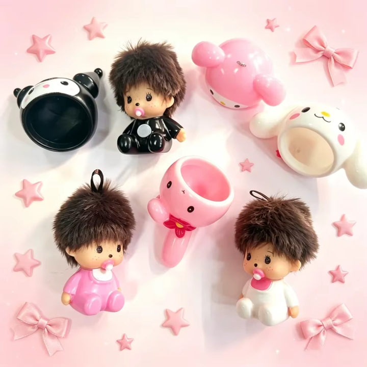 Colgantes Mini Monchhichi · Sanrio