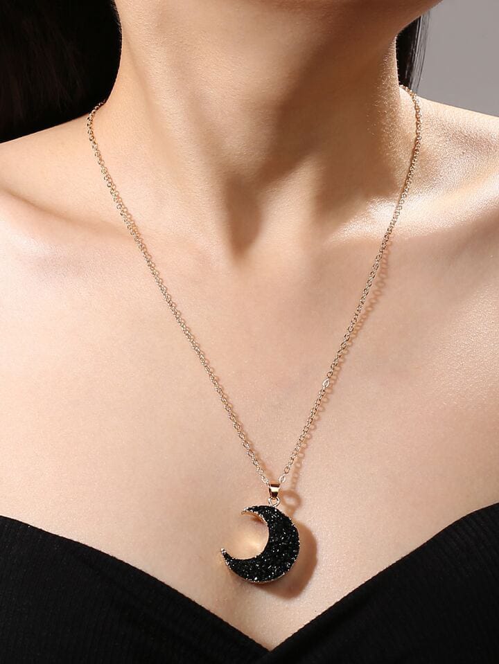Collar · Luna Drusa Negra