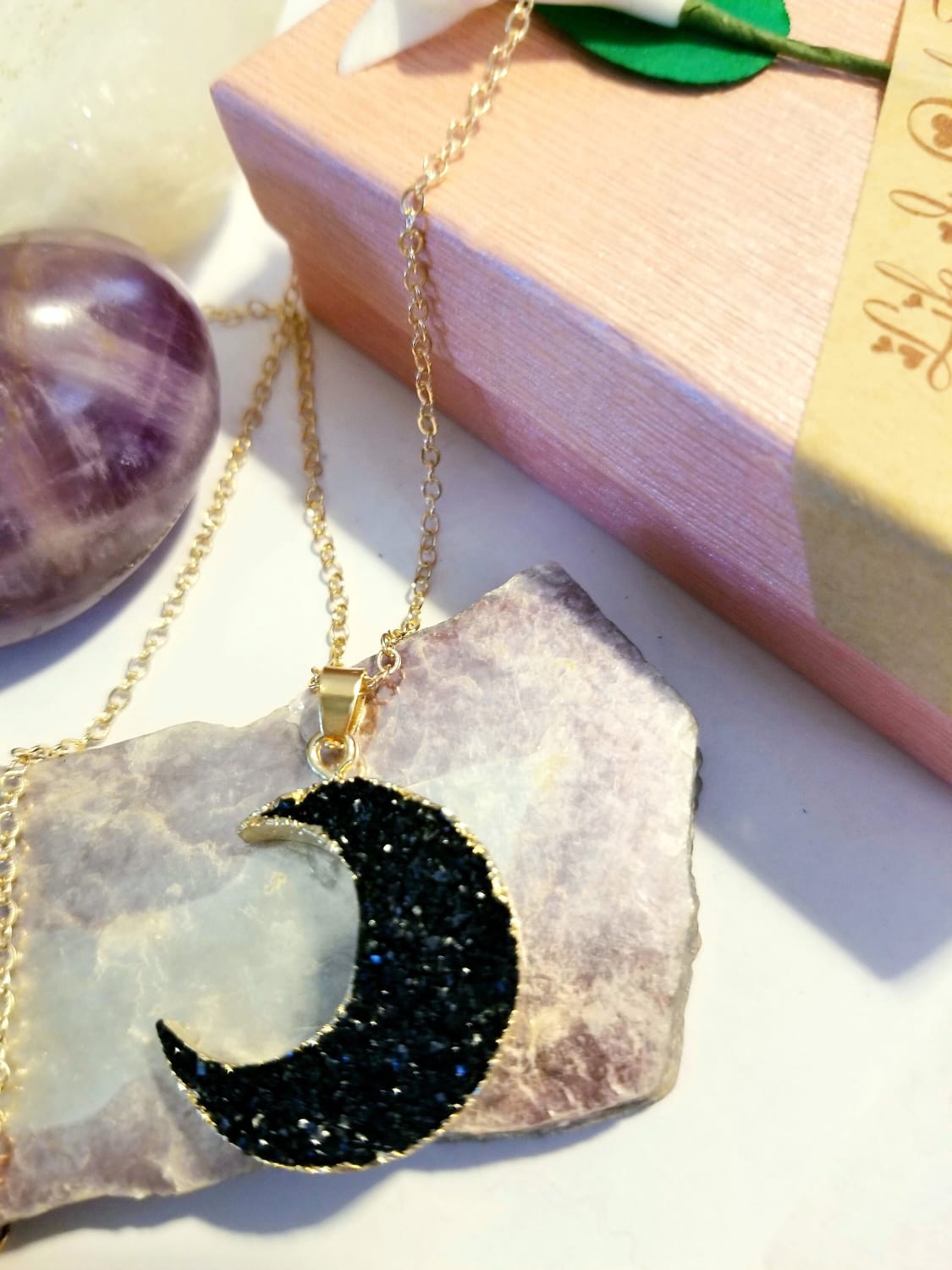 Collar · Luna Drusa Negra