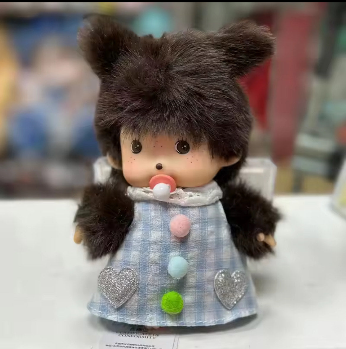 Colgantes Monchhichi · Réplica