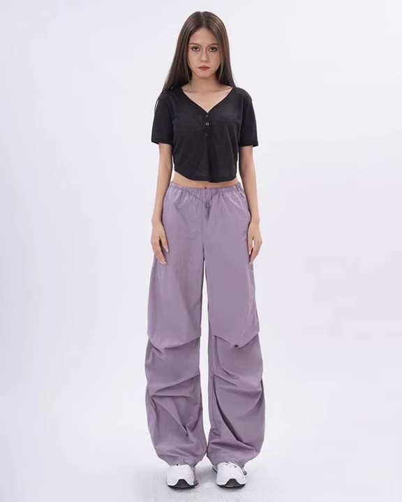 Pantalón Cargo · Morado