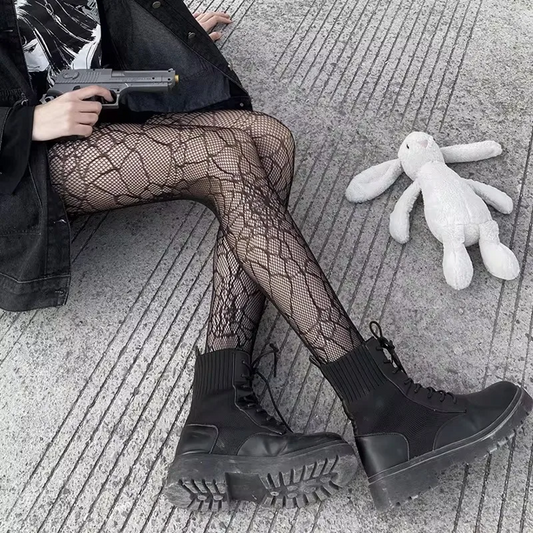 Panties · Malla Telarañas · Negras