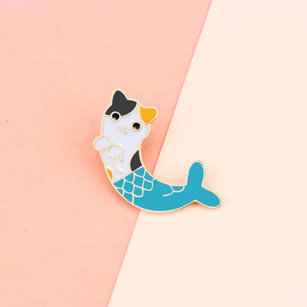 Pin Gato Sirena