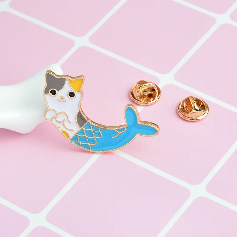 Pin Gato Sirena